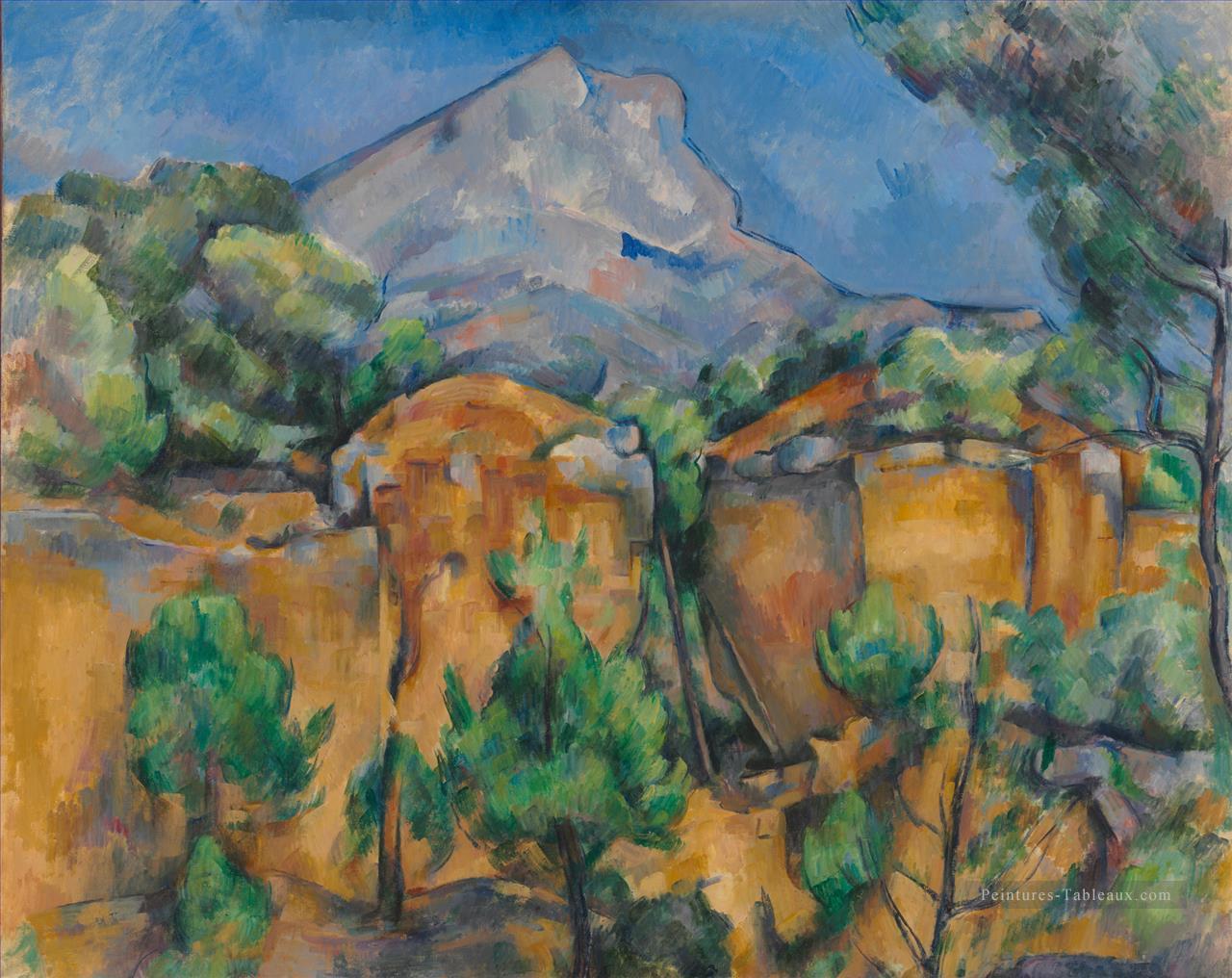 Mont Sainte Victoire 1897 Paul Cézanne Peintures à l'huile